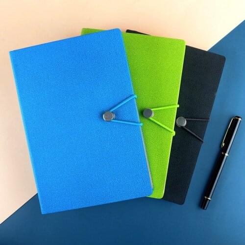 PU A5 Horizontal Line Notebook 200 Pages Daily Weekly Planner Schedule Diary Notepad Table Stationery Office School Supplies
