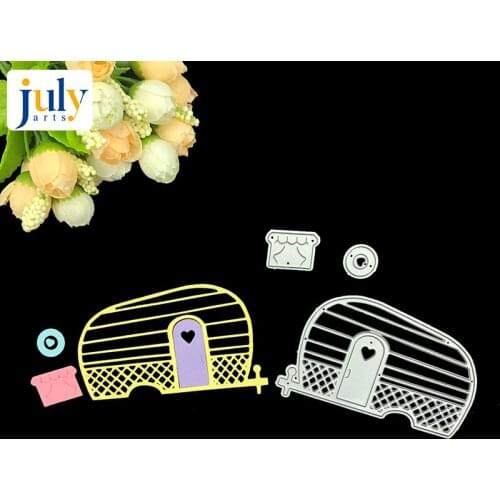 Julyarts Metal Cutting Dies Cut 3pc Store Shop Collection Door Cash Scrapbook Paper Craft Card Emboss Knife Punch Stencil Cutter
