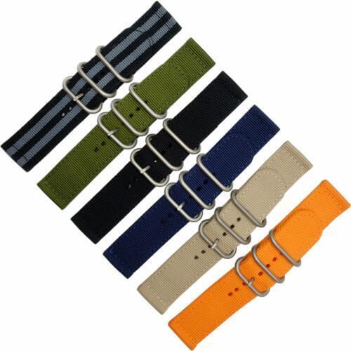 Heavy duty nylon straps 20mm 22mm 24mm Nylon Watch band NATO strap zulu strap watch strap ring buckle +Tool +Spring Bar