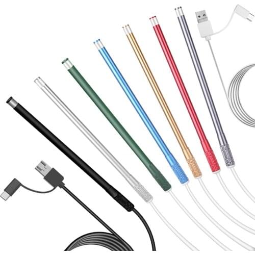 Ear Endoscope Ear Pick Camera 5.5mm Otoscope Cleaner Dental Intraoral Inspect Camera Ear Removal Camera USB Endoscopio Medico