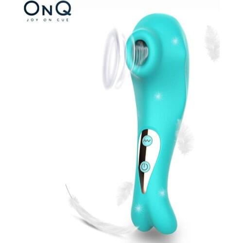 Sucking Vibrators Sex Toys for Women Clitoris Sucker Blow job Tongue Vibrator Nipple Vagina Pump Stimulator Female Masturbator