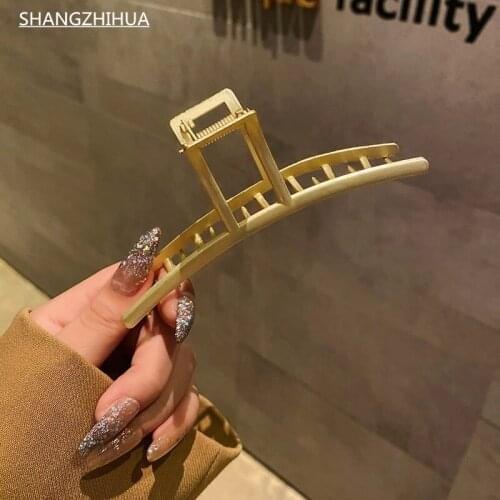 European and American Clip Headdress Hairpin Back Of The Head Clip Female 2021 New Summer Metal Shark Clip Hairpin For Woman
