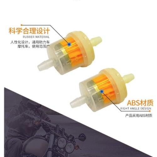 3pcs Bike Gasoline Liquid Gas Fuel Filter Gas Fuel Filters for Motorcycle Moped Scooter Dirt Go Kart Car Accessories Engine