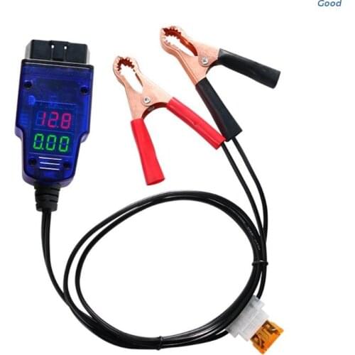 12V BT-30 Car Memory Saver Cable OBD2 ECU Emergency Battery Replacement Tool Memory Saver Alligator Clip