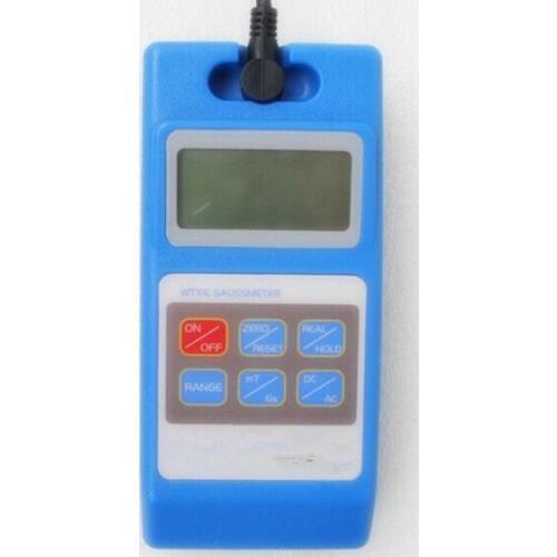 Free Shipping Digital Gauss Meter AC / DC 0 ~ 200mT ~ 2000 mT NS High Accuracy Polarity Display Gs / mT Switch Freely Instrument