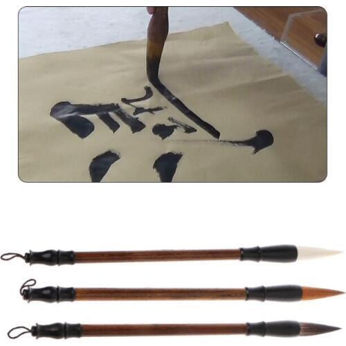 Large Chinese Calligraphy Brush Wool Wolf Bear Hair Flexible Drawing Kanji Dropshipping