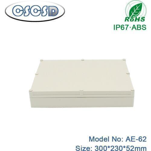 300*230*52mm Customised ABS Big Enclosure Abs IP67 Enclosure Large Junction Box Plastic Electronic Enclosure Waterproof