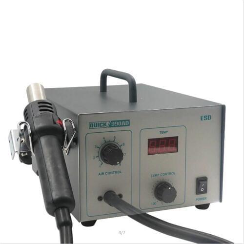 QUICK 990AD Lead - free Digital Hot Air Gun Demolition Of Welding Taiwan Welding Station Air Pump Type 220V 320W
