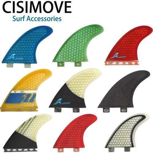 CISIMOVE Fiberglass FCS Future Keel fin 3-pc fin surf board fin sup board long board