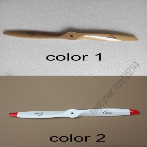 DFDL 10X5/10x6//10X7/10x8 CW CCW Wood Wooden Propeller For RC Gas Airplane Quadcopter Multicopter 3 Colors High Quality