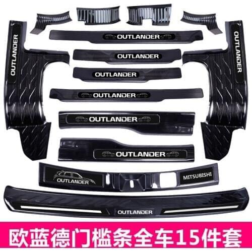 For Mitsubishi Outlander 2013-2019 High-quality stainless steel Plate Door Sill Welcome Pedal Car Styling Accessories 8pcs/set