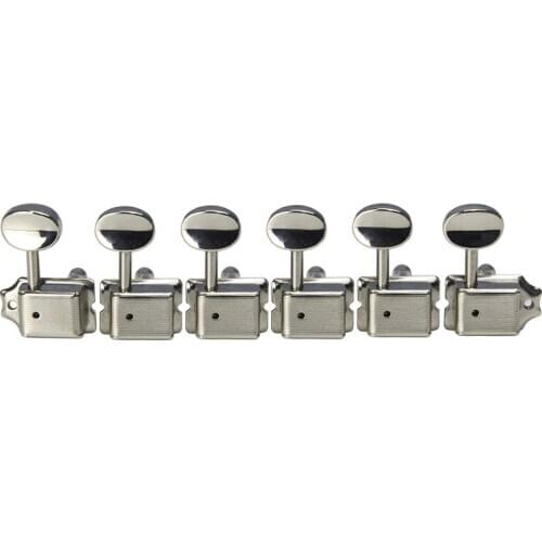 Guitar Machine Heads Tuners Chrome Locking String Tuning Key Pegs Tuners Set Replacement for Lp, Sg, Tl Electric Guitars