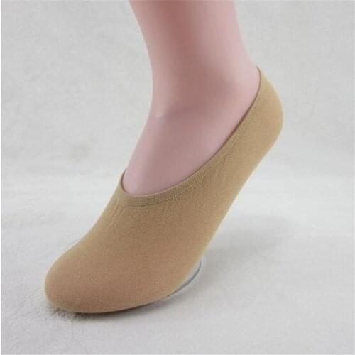 Hot Selling 1 Pair Soft Low Cut Casual Non-Slip Invisible Socks For Women Thin Sock Slippers Boat Socks Good Quality Accessory