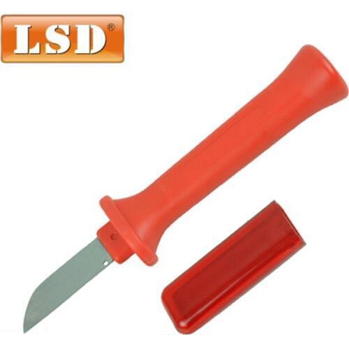 LS-52 cable cutter knife germany style electrician knife stainless steel 50mm blade cable stripper knife