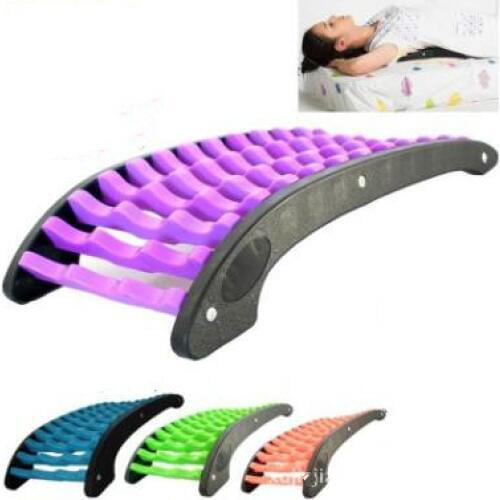 VamsLuna Back Massager Stretcher Spinal Orthosis Equipment Relax Stretcher For Lumbar Support Spine Pain Relief Chiropractic