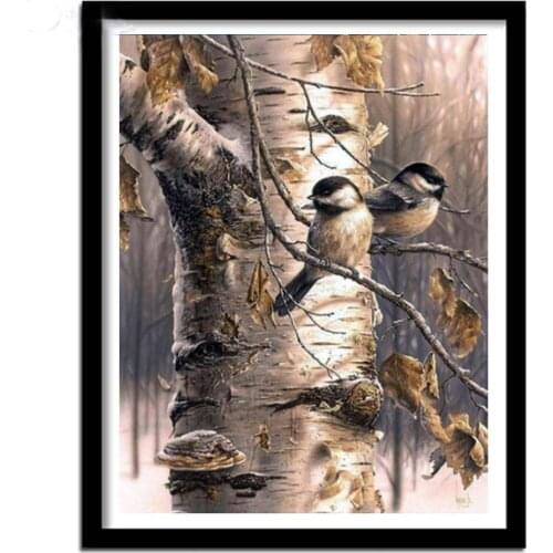 Bird Plum Blossom Full Drill Square Round DIY 3D Diamond Painting Set Diamond Mosaic Embroidery Rhinestone Picture Room