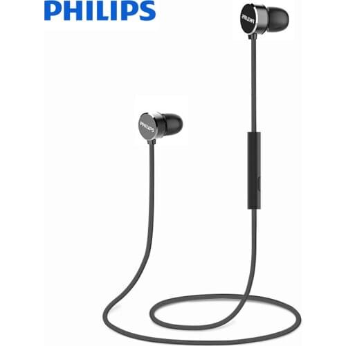 Original Philips TAUN102 Bluetooth 5.0 In-ear Headset Hanging neck Magnetic for Sports With mic Support official verification