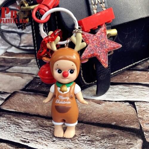 Pb playful bag sonny angel Cupid angel doll Christmas elk keychain cartoon bag car pendant best gift for the child