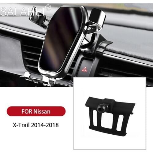 Hot Car Phone Holder For Nissan Qashqai J11 2016 2017 For X-trail Rogue T32 Qashqai 2014 2015 2016 2017 2018 Air Vent Car Holder