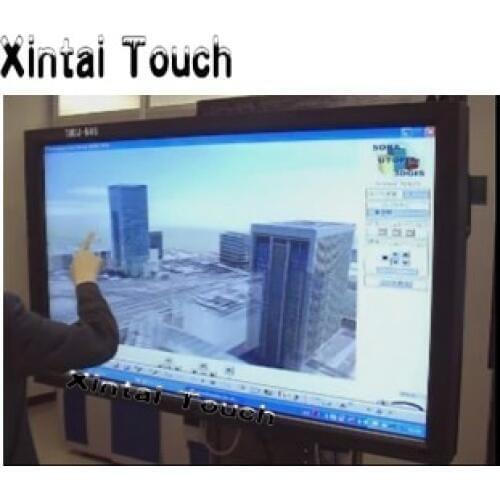 98 inch IR touch screen 2 points Infrared touch screen panel, IR touch screen frame overlay with usb port