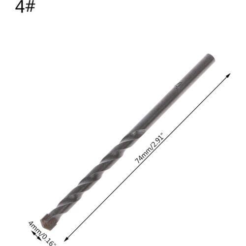 Tungsten Carbide Drill Bit Masonry Tipped Concrete Drilling 4/5/6/8/10mm Power Tool Accessories