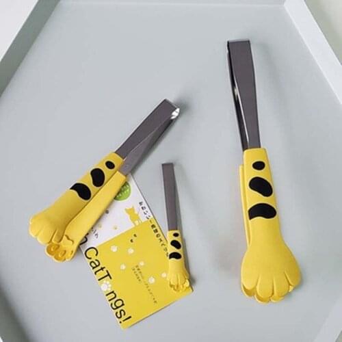 BBQ Clip Stainless Steel Food Clip Cat Claw Meat Clip Kitchen Hot Grill Silicone Clip