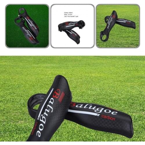 Carbon Fiber 1Pair Premium Bicycle Horn Vice Handle Beautiful Appearance Deputy Bicycle Handle Wear-resistant for Riding