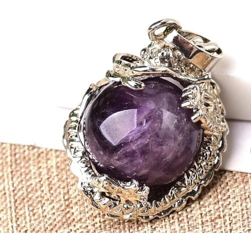 1PC Natural Crystal Beads Choker Jewelry Pendant Necklace Reiki Health Amulet Love Gems For Girl Womans Charm Souvenir DIY Gifts