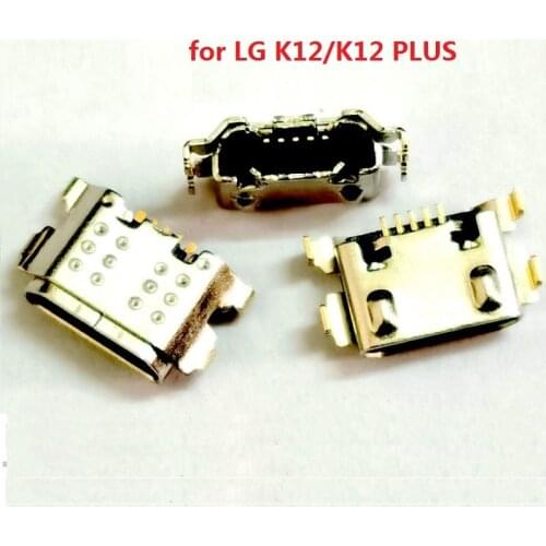 100Pcs/Lot, USB Charging Port Connector Charge Jack Socket Plug Dock For LG K9 K11 K10 K4 2017 K10 2016 K8 K12 Plus Q60 V30 V40