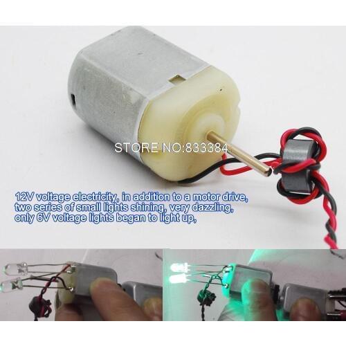 5pcs Mabuchi DC motor Strong magnetic dual axis DIY generator