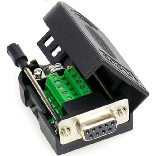 YYSD 9-pin Universal Male Female D-SUB Serial Adapter DB-9 Solderless Breakout Connector COM Connectors Pure Copper Terminals