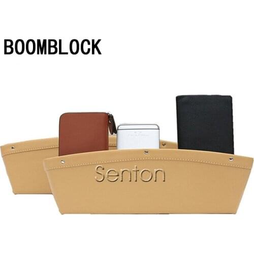 Auto Car-styling Seat Gap Boxes Armrest leather Organizer For Renault Megane 2 Logan Captur Jeep Alfa Romeo 159 Chevrolet Cruze