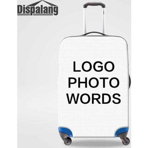 Customized Your Own Logo Elastic Luggage Protective Cover for S/M/L/XL Design Case For A Suitcase Dust Rain Cover For 18-32 Inch