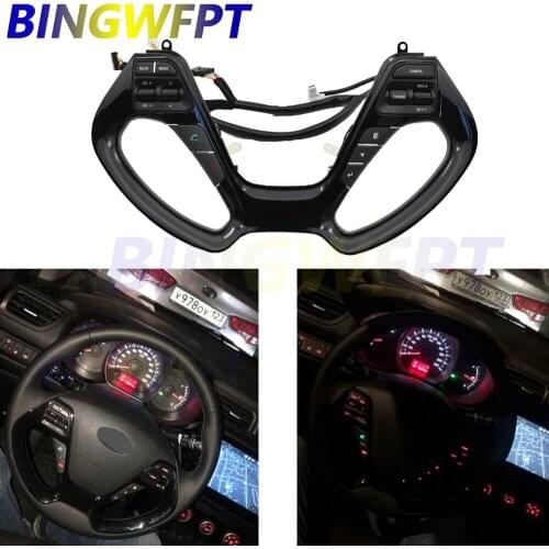 Button Switch for KIA CERATO K3 2016 2017 K3S ceed JD 2014 steering wheel buttons frame switch audio voice cruise functions