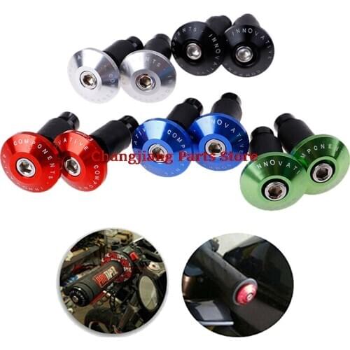 Hot End Weight Handlebar Grips Cap Anti Vibration Silder Plu Motorcycle Modification Handle Bar g
