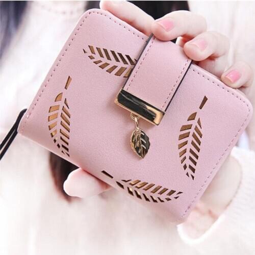 Women Wallets Small Fashion Brand Leather Purse Women Ladies Card Bag For Women 2019 Clutch Women Female Purse Money Clip Wallet