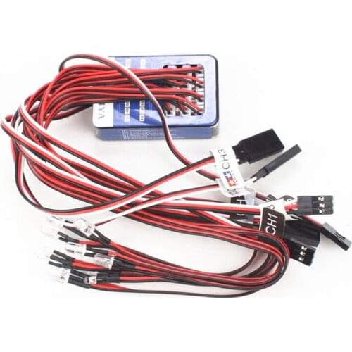 Remote Control Car Model Toy Simulation lights steering braking intelligent model linkage 12 lights RC Car Model