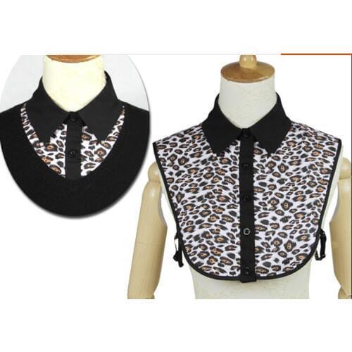 Fashion women accessories decorate art clothes decoration fake shirt collar embroidery Leopard detachable collar