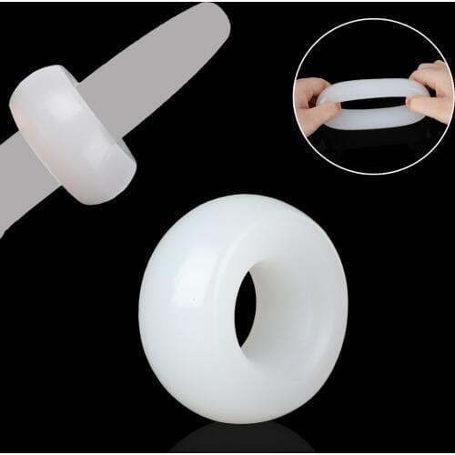 Soft Male Huge Penis Ring for Men Delay Ejaculation Big Cock Ring Penis Exercise Enlarger Lock Sperm Ring Adult Sex Toys for Men