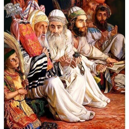 Rabbi Torah Needlework 5D Diy Cross Stitch Square/round Diamond Painting Emboridery Fashion Picture By Numbers Sale Mosaic