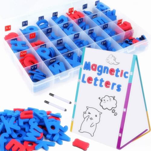 208pcs Mega set Magnetic Letters abcdefghijklmn EVA soft Alphabet ABC sticker For Fridge Refrigerator Early Educational Toys