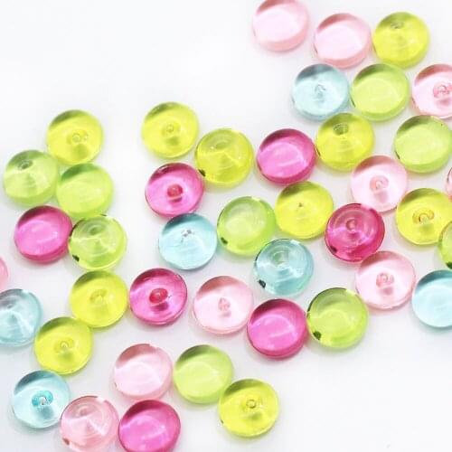 Wholesale Transparent Colorful Acrylic Fishbowl Beads For Spool Vase Wedding Party Decoration
