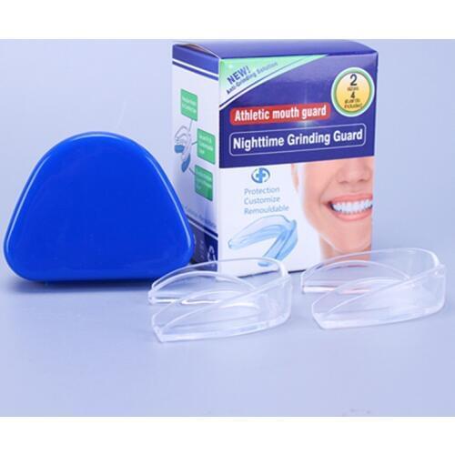 4pcs/pack Orthodontic Braces Dental Braces Food Grade EVA Teeth Alignment Trainer Teeth Retainer Mouth Guard Braces Tooth Tray