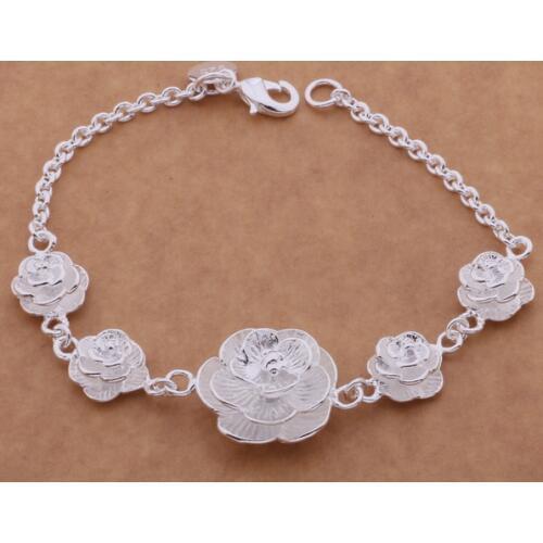 AH030 Hot sterling bracelet, sterling fashion jewelry Streaky /ahyaizfa awaajnha silver color