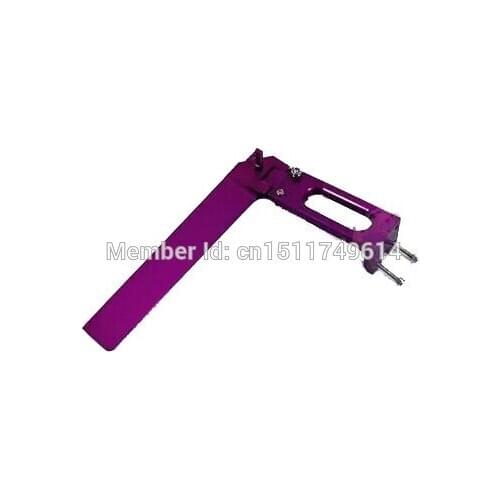 RC Model 160mm CNC Aluminium Cooling Boat Rudder - Purple