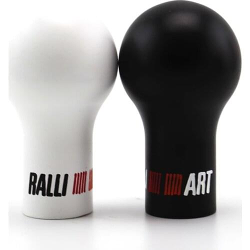 RALLIART 5/6 Speed Resin Gear Shift Knob Racing Shifter Lever Knob for Mitsubishi etc