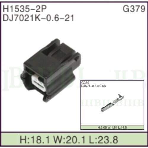 Free shipping 200pcs DJ7021K-0.6-21 2Pin AMP Car Electrical Wire Connectors for VW,BMW,Audi,Toyota,NISSAN