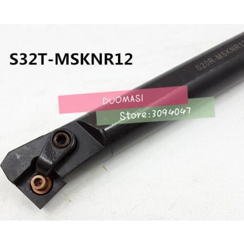 S32T-MSKNR12 32mm Lathe Cutting Tools CNC Turning Tool Lathe Machine Tools Internal Metal Lathe Tool Boring Bar Type MSKNR/L
