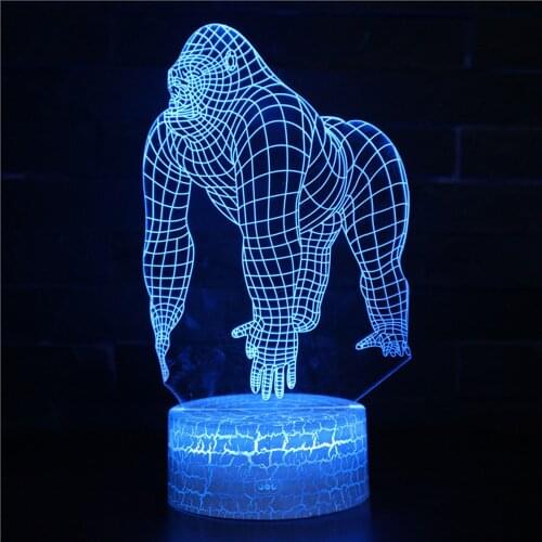 3D Night Light LED For Home Room Decor Anime Figure Child Desk Decoration Decorations for Room Lights Lamp Three-dimensional