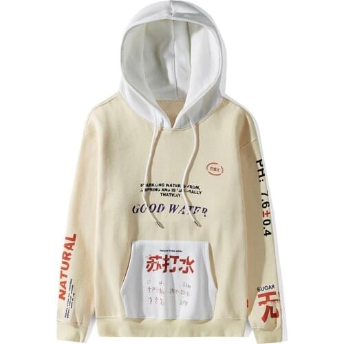 Aelfric Eden Letter Printed Men Hooded Sweatshirts 2019 Harajuku Fashion Pullover Tops Csaual Cotton Streetwear Hip Hop Hoodies